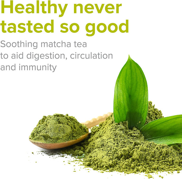 Vibrant Health, Green Vibrance, Plant-Based Superfood Powder, Vegan Friendly, Matcha Tea, 25 Servings