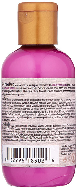 ---Maui Moisture Heal & Hydrate + Shea Butter Conditioner to Repair & Deeply Moisturize Tight Curly Hair with Coconut & Macademia Oils, Vegan, Silicone-, Paraben- & Sulfate-Free, 3.3 fl oz