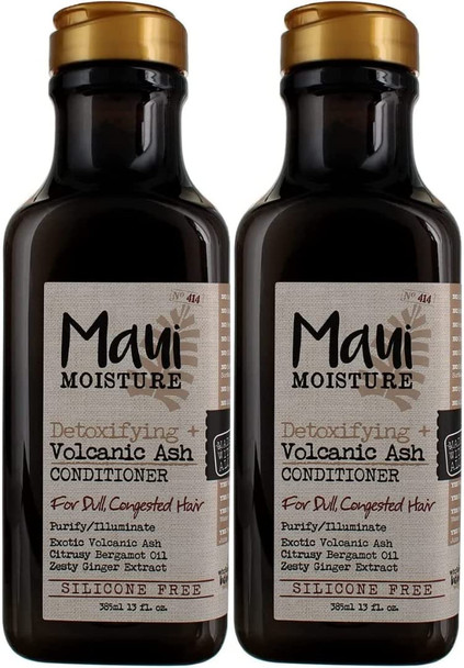 Maui Moisture Conditioner Volcanic Ash 13 Ounce (385ml) (2 Pack)