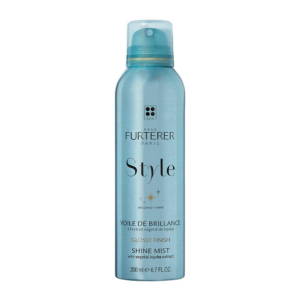 Rene Furterer Style Shine Mist Instantly Brightens and Adds Mirror Shine to All Styles Using Vegetal Jojoba Extract, For All Hair Types, Silicone-Free, Vegan, 6.7 fl. oz.