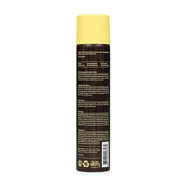 Sun Bum Dry Texture Spray | Vegan and Cruelty Free Buildable Volume Texture Spray with Matte Hold | 4.2 oz (Pack of 2)