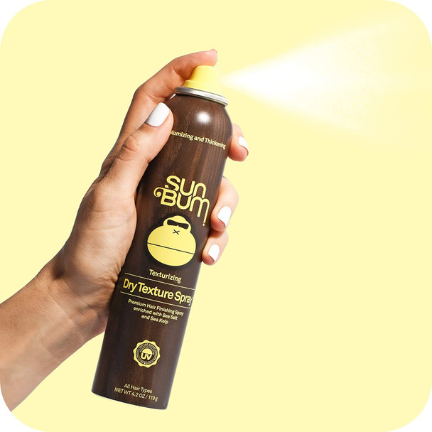 Sun Bum Dry Texture Spray | Vegan and Cruelty Free Buildable Volume Texture Spray with Matte Hold | 4.2 oz (Pack of 2)