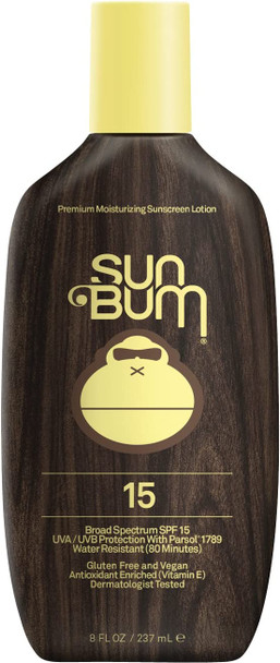 Sun Bum Original Sunscreen Lotion, SPF 15 and Moisturizing Browning & Tanning Lotion