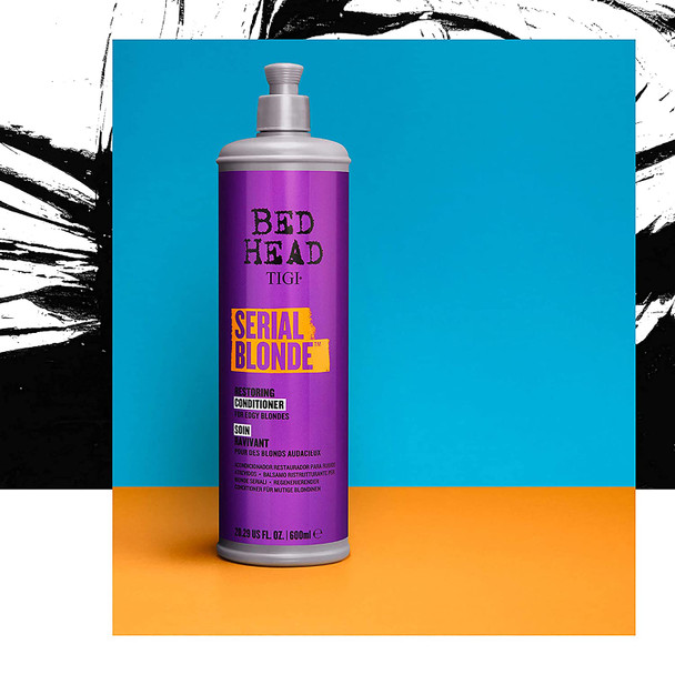 Bed Head by TIGI Serial Blonde Conditioner for Damaged Blonde Hair 20.29 fl oz