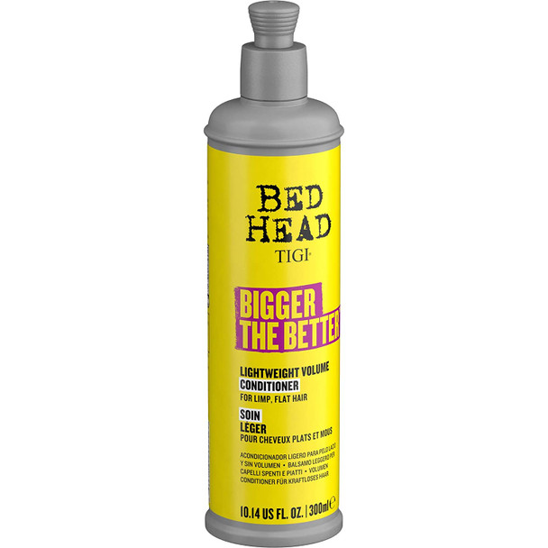 Bed Head by TIGI Bigger The Better Lightweight Volume Conditioner 300ml(Pack of 4)