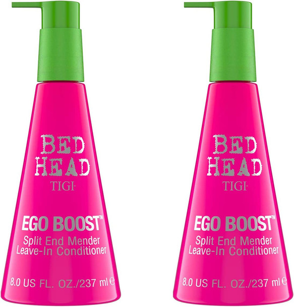 TIGI Bed Head Ego Boost Split End Mender Leave in Conditioner, 8.0 Ounce - 2 Pack