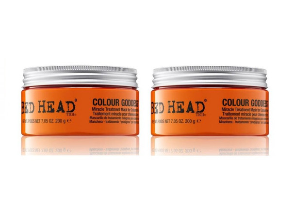 TIGI Bed Head Color Goddess Miracle Treatment Mask for Unisex, 7.05 Ounce (Pack of 2)