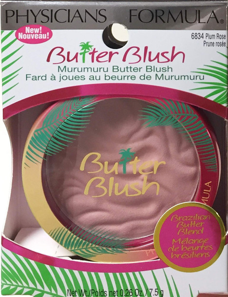 Physicians Formula Murumuru Butter Blush, Plum Rose, 0.26 Ounce