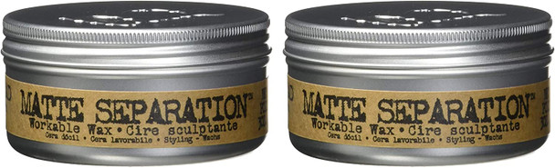 Bed Head Men Matte Separation Workable Wax by TIGI- 3oz (2pk)