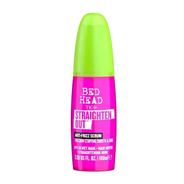 Bed Head by TIGI Straighten Out Anti Frizz Serum for Smooth Shiny Hair 3.38 fl oz (Pack of 4)