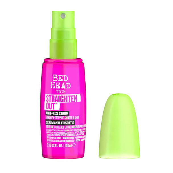 Bed Head by TIGI Straighten Out Anti Frizz Serum for Smooth Shiny Hair 3.38 fl oz (Pack of 4)