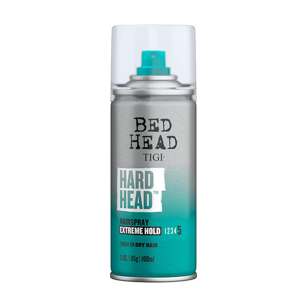 Bed Head by TIGI Hard Head Hairspray for Extra Strong Hold Travel Size 3 oz