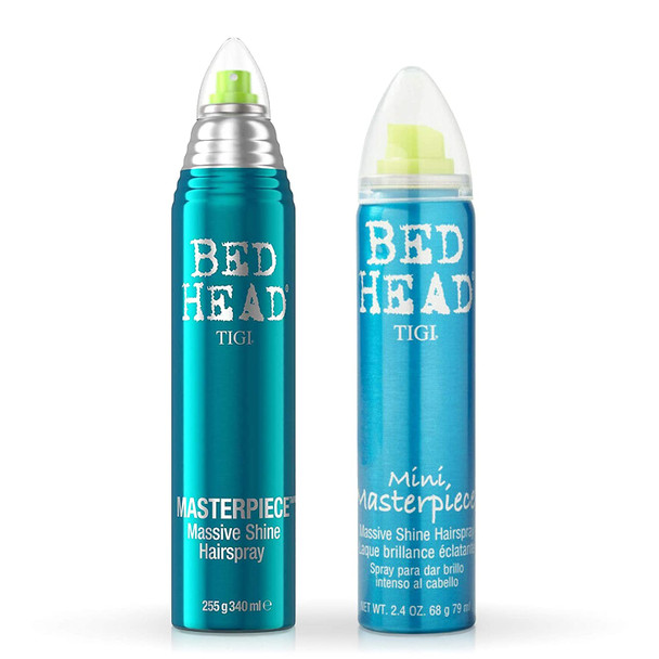 Tigi Bed Head Masterpiece Massive Shine Strong Hold Hair Spray 9.5 Oz (Pack Of 2)