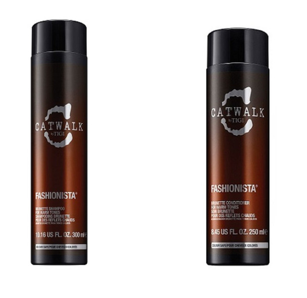 Tigi Catwalk Fashionista Brunette/Warm Tones Shampoo 10.16 Oz & Conditioner 8.45 Oz- Just Released 2014