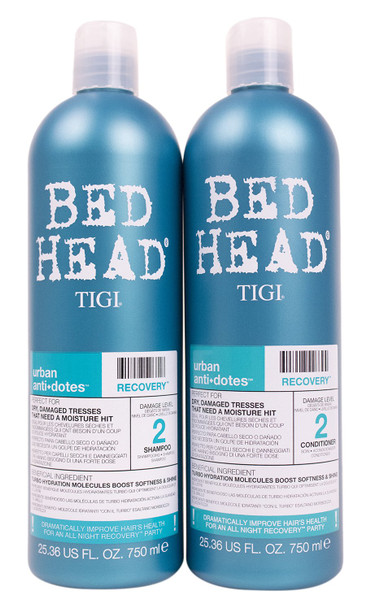 Bed Head Shampoo and Conditioner, Urban Antidotes Recovery, 25.36 Fl Oz