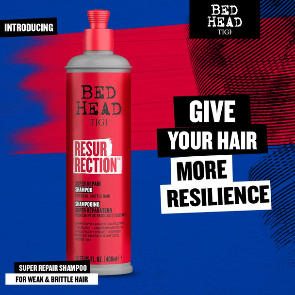 Bed Head by TIGI Resurrection Repair Shampoo for Damaged Hair 13.53 fl oz