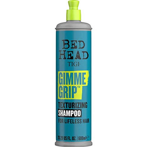 Bed Head by TIGI Gimme Grip Texturizing Shampoo for Hair Texture 600ml (Pack of 2)