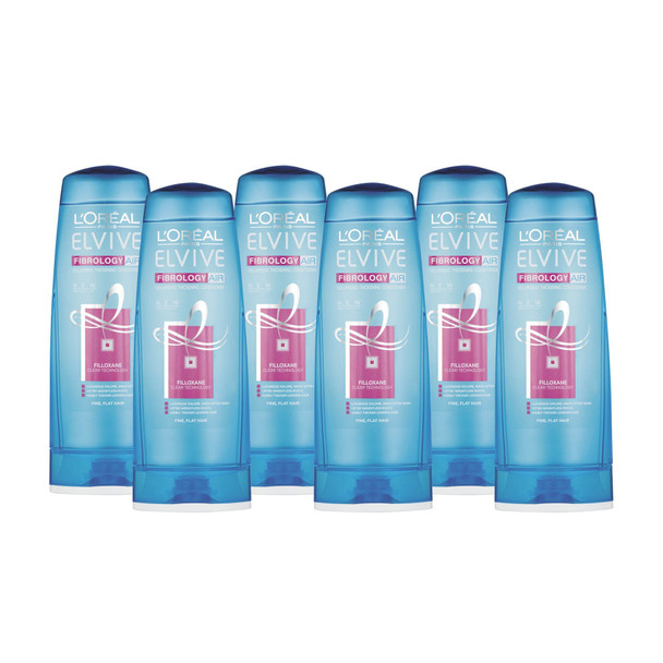 L'Oreal Elvive Fibrology Air Conditioner 400ml Pack of 6