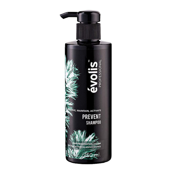 Evolis PREVENT Shampoo - Anti Hair Loss Shampoo - Hair Loss Shampoo for Men and Women - Natural Hair Loss Shampoo - Preventative Hair Loss Treatment (8.5 fl oz)