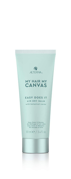 Alterna My Hair My Canvas Easy Does It Air Dry Balm 3.4 Fl Oz  Vegan  Lightweight Frizz Control Helps Enhance Natural Styles  Sulfate Free