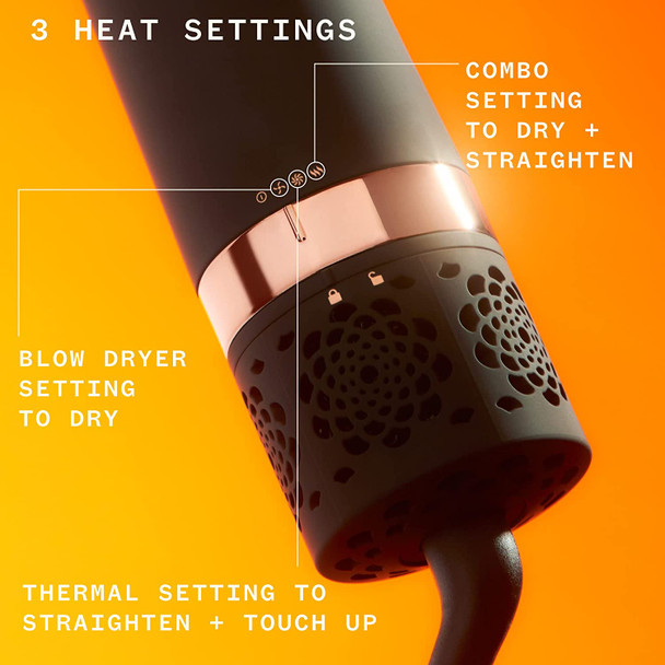 double agent 2in1 straightening blow dryer brush  amika