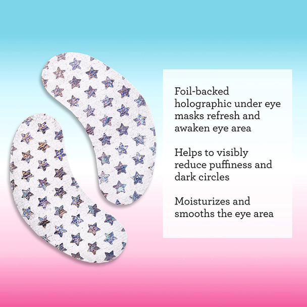 Bliss Eye Got This Holographic Foil Eye Masks for Refreshing and Awakening Eyes Reduces Puffiness and Dark Circles  Clean  CrueltyFree  Paraben Free  Sulfate Free  Vegan  5 Pack