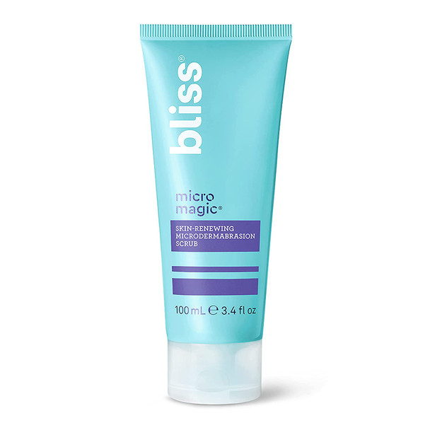 bliss Micro Magic  Skinrenewing Microdermabrasion Scrub  StraightfromtheSpa  Tightens Pores  Brightens Skin  Paraben Free Cruelty Free  3.4 fl oz