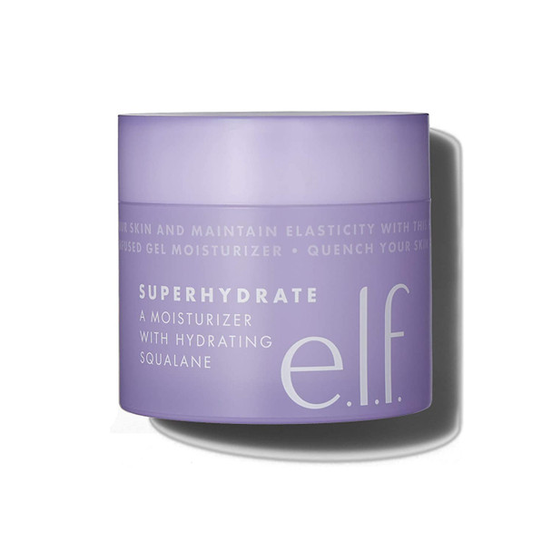 e.l.f SuperHydrate Moisturiser FastAbsorbing NonGreasy Gel Formula Hydrates Tones Clarifies Protects Infused with Vitamin E 1.69 Oz