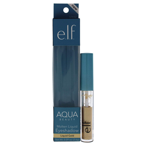 Elf Aqua Beauty Molten Liquid Eyeshadow 57032 Liquid Gold 0.09 Ounce Pack of 1