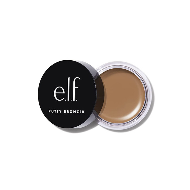 e.l.f. Putty Bronzer Creamy  Highly Pigmented Formula Creates a LongLasting Bronzed Glow Infused with Argan Oil  Vitamin E Tan Lines 0.35 Oz