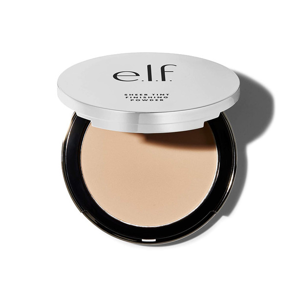 e.l.f Beautifully Bare Sheer Tint Finishing Powder Mattifying Silky Light Coverage Long Lasting Controls Shine Creates a Flawless Face Fair/Light AllDay Wear 0.33 Oz