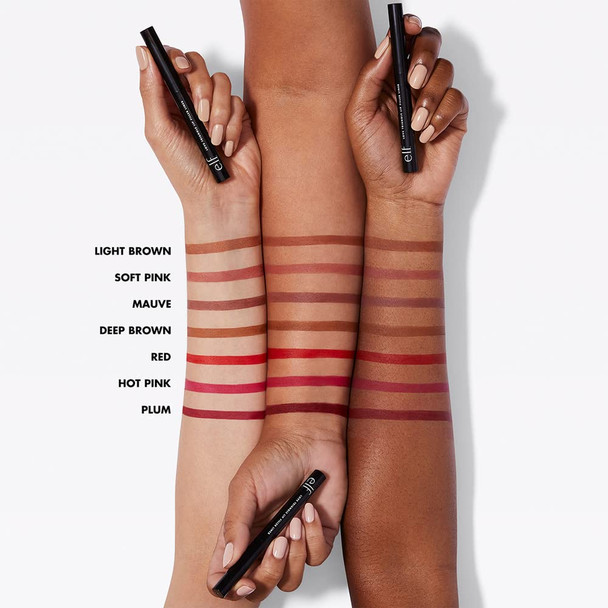 e.l.f. Love Triangle Lip Filler Liner 2in1 For LongLasting Color Red