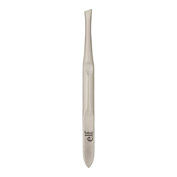 e.l.f. Slant Tweezer Professional Quality Stainless Steel Provides a Strong Grip Removes Hairs Accurately Shapes Defines Easy To Use ErgonomicallyDesigned