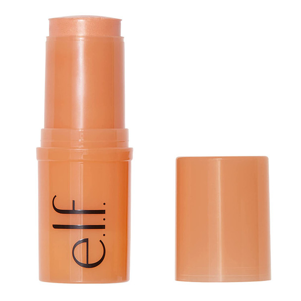 e.l.f. Cosmetics Daily Dew Stick Cooling Highlighter Stick For Giving Skin A Radiant  Refreshed Glow Tangerine Kiss