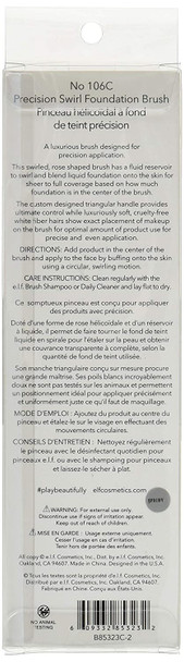 e.l.f. CosmeticsPrecision Foundation Swirl Brush Synthetic