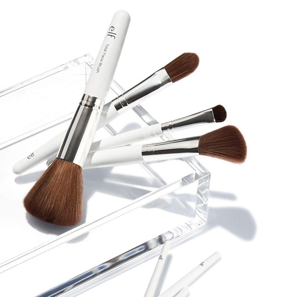 e.l.f. Professional Set Of 12 Brushes Vegan Makeup Tools For Expert Blending Contouring  Highlighting