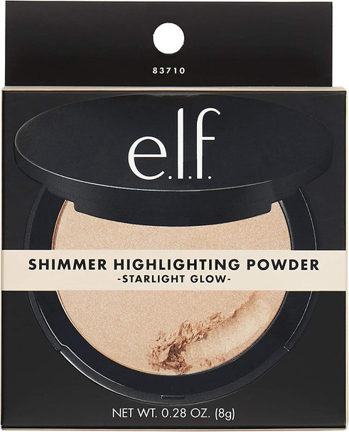 e.l.f. Cosmetics Shimmer Highlighting Powder Illuminating Face Makeup Starlight Glow 1 Count