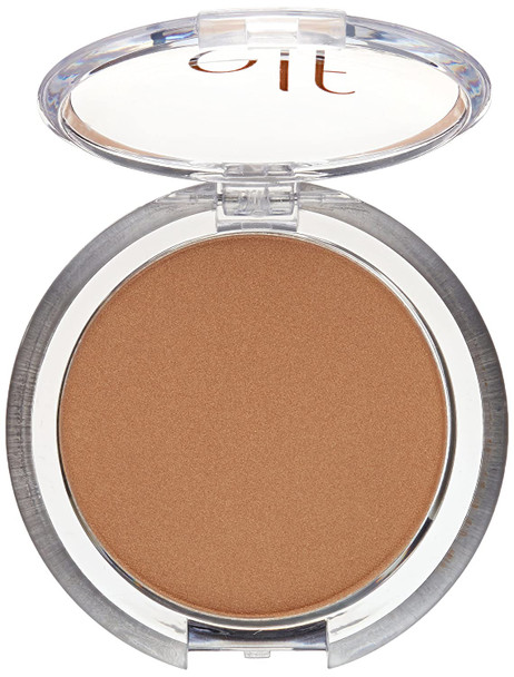 e.l.f. Cosmetics Bronzer Palette Four Matte and Shimmer Powder Bronzers Create a SunKissed Glow Deep Bronzer