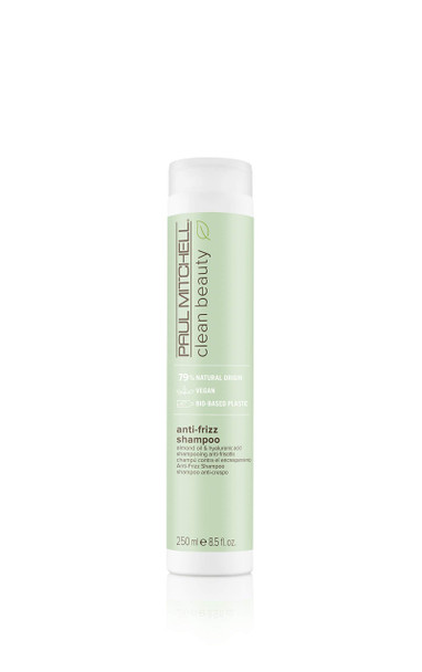 Paul Mitchell Clean Beauty Smooth Anti-Frizz Shampoo - Vegan Hair Wash for Damaged Hair, Hair Care with Almond Oil - 250 ml