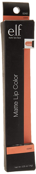 e.l.f. Matte Lip Color Coral 0.06 Ounce