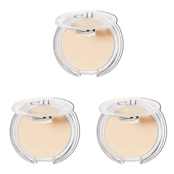 e.l.f. Prime  Stay Finishing Powder Sets Makeup Controls Shine  Smooths Complexion Sheer 0.17 Oz 4.8g Pack of 3
