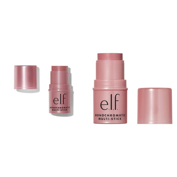 e.l.f Monochromatic Multi Stick Creamy Lightweight Versatile Luxurious Adds Shimmer Easy To Use and e.l.f. Monochromatic Multi Stick Luxuriously Creamy  Blendable ColorFor EyesLips  Cheeks