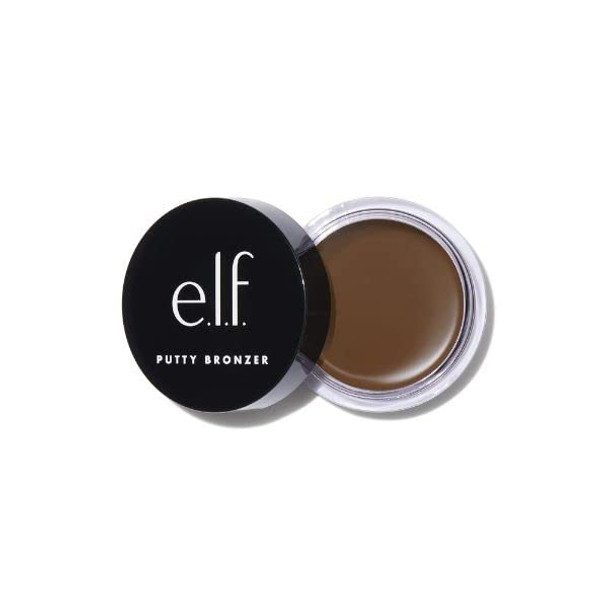 e.l.f. Putty Bronzer Creamy  Highly Pigmented Formula Creates a LongLasting Bronzed Glow Infused with Argan Oil  Vitamin E Sun Kissed 0.35 Oz