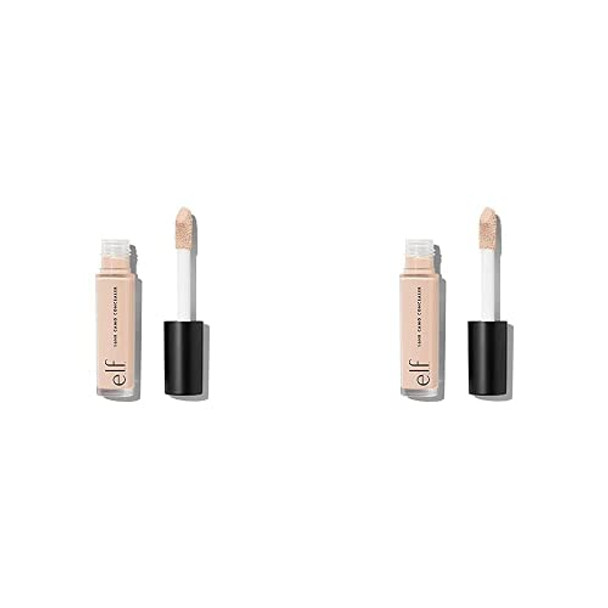 e.l.f. 16HR Camo Concealer Full Coverage  Highly Pigmented Matte Finish Medium Golden 0.203 Fl Oz 6mL Pack of 2