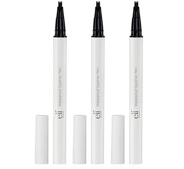 e.l.f. Waterproof Eyeliner Pen Black 0.06 Ounce 3 Pack