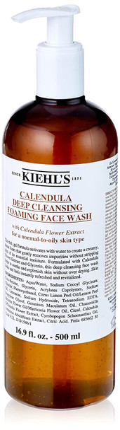 Kiehls Calendula Deep Cleansing Foaming Face Wash 16.9 Ounce/500ml