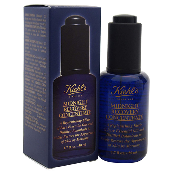 Kiehls Midnight Recovery Concentrate for Unisex 1.7 Ounce