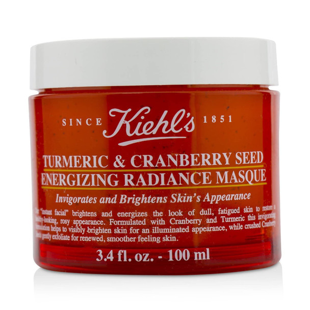 Kiehls Turmeric Cranberry Seed Energizing Radiance Masque 3.4 Oz unscented