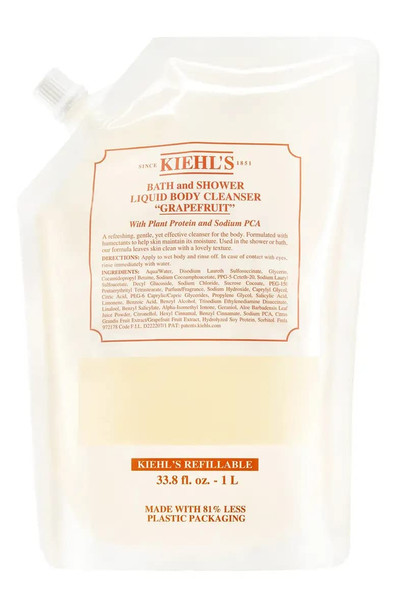 Kiehls Bath and Shower Liquid Body Cleanser Grapefruit 33.8 Ounce