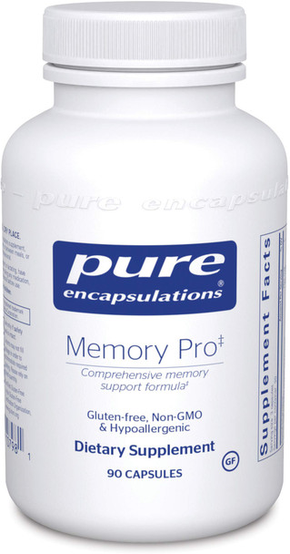 Pure Encapsulations - Memory Pro - Dietary Supplement with Broad-Spectrum Memory Support Formula - 90 Capsules